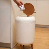 Compact plastic mini dustbin ideal for home waste disposal