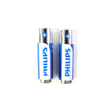 Pair of AA ultra alkaline batteries for everyday electronics