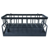 Plastic bathroom storage rack organizer ideal for toiletries and personal care