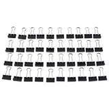 Compact 19 mm heavy-duty binder clips ideal for paperwork
