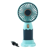 Small rechargeable handheld fan suitable for office desk or study table