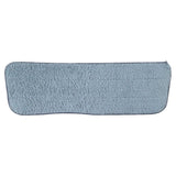 Washable microfiber mop refill pad for flat mop
