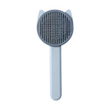 Efficient pet shedding comb tool with ergonomic handle