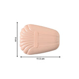 Beauty brush kit with protective storage case and mirror