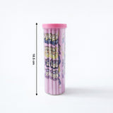 Assorted cartoon wooden pencils in a pack for kids and students