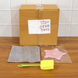 Sink strainer and cleaning brush used for effective kitchen maintenance