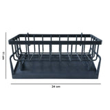 Plastic multipurpose bathroom storage rack for soaps, brushes and accessories