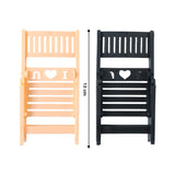 Mini chair shaped mobile phone stands in mixed colors display