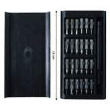 open compact case showing organized screwdriver bits