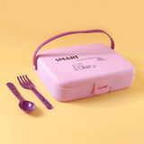 School tiffin box with 3 sections for balanced meal storage