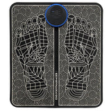 Foot EMS Pulse Massage Pad showing printed electrodes for comfort