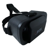 Top view of VR Box virtual reality headset showing adjustable phone compartment
