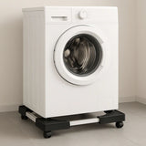 Heavy-duty washing machine riser with anti-vibration base for home use