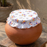 Cotton Matka Cover – Elasticated, Dust & Insect Protection