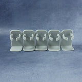 Kitchen wall spice holder installed with neatly arranged bottles