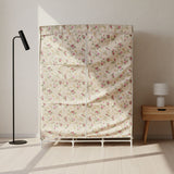 Easy to assemble fabric wardrobe with sturdy frame construction