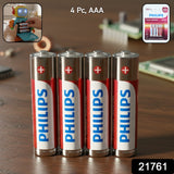 Close-up of alkaline AAA batteries showing durable power cells